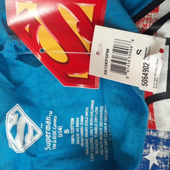 Brand New SUPERMAN LOGO Ladies CUT-OFF TANK TOP -S - Picture 3 of 4